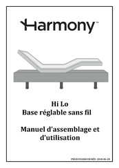 Harmony Hi Lo Manuel D'assemblage Et D'utilisation