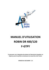 ACD F-GLDO ROBIN DR 120 Manuel D'utilisation