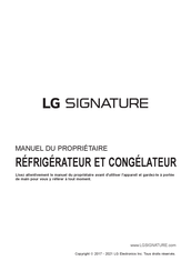 LG SIGNATURE LSR100 Manuel Du Propriétaire