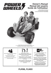 Power Wheels FLM96 Guide De L'utilisateur