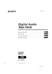 Sony DTC-ZE700 Mode D'emploi