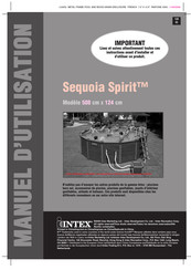 Intex Sequoia Spirit Manuel D'utilisation