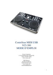 Vestax VCI-300 Mode D'emploi