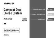 Aiwa XR-MG9 Mode D'emploi