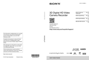 Sony Handycam HDR-TD30VE Mode D'emploi