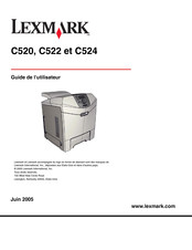 Lexmark C520 Guide De L'utilisateur