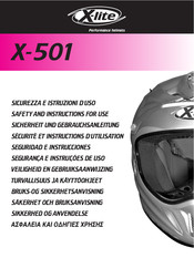 X-lite X-501 Sécurité Et Instructions D'utilisation