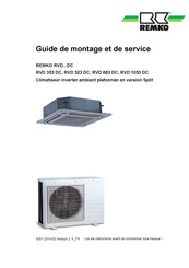 REMKO RVD 353 DC Guide De Montage Et De Service