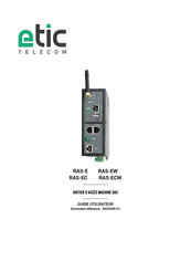 Etic Telecom RAS-EW Guide Utilisateur