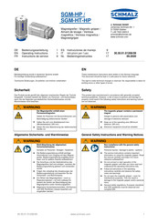 schmalz SGM-HT-HP Série Instructions De Service