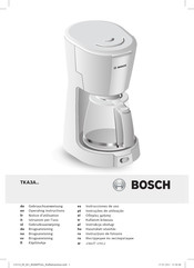 Bosch TKA3A031 Notice D'utilisation