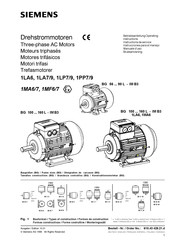 Siemens 1LA6 Instructions De Service