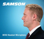 Samson DE50 Mode D'emploi