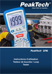 Peaktech 2715 Instructions D'utilisation