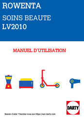 Rowenta LV2010 Manuel D'utilisation