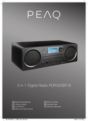 Peaq PDR350BT-B Mode D'emploi