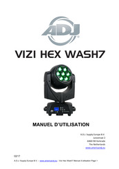 ADJ VIZI HEX WASH7 Manuel D'utilisation