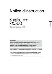 Radiforce RX560 Notice D'instruction