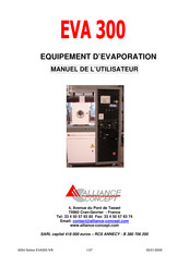 ALLIANCE EVA 300 Manuel De L'utilisateur