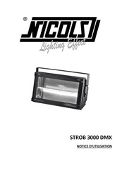 Nicols STROB 3000 DMX Notice D'utilisation