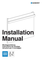 Geberit iCon 840790000 Instructions De Montage