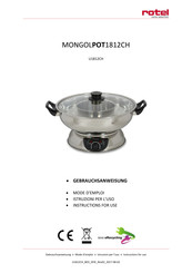 Rotel MONGOLPOT1812CH Mode D'emploi