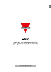 CARLO GAVAZZI WM50 Manuel D'emploi