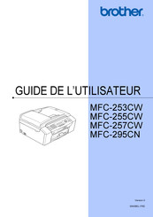 Brother MFC-295CN Guide De L'utilisateur