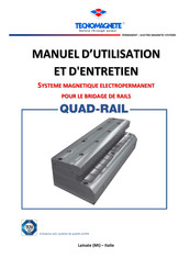 TECNOMAGNETE QUAD-RAIL Manuel D'utilisation Et D'entretien