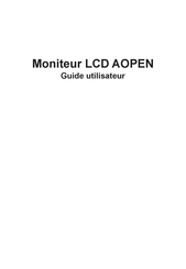 AOpen 22MX1Q Guide Utilisateur