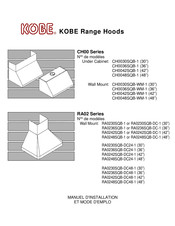 Kobe Range Hoods CH00 Série Manuel D'installation Et Mode D'emploi