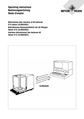 Mettler Toledo AE Série Mode D'emploi