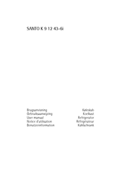 AEG Santo K 9 12 43-6i Notice D'utilisation