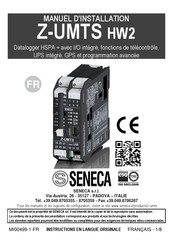 Seneca Z-UMTS HW2 Manuel D'installation