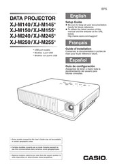 Casio XJ-M140 Guide D'installation