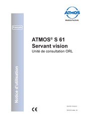 Atmos ATMOS S 61 Servant vision Notice D'utilisation