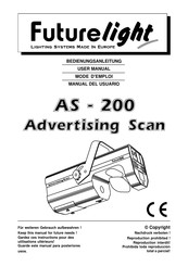 Futurelight AS-200 Advertising Scan Mode D'emploi