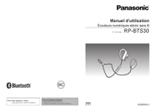 Panasonic RP-BTS30 Manuel D'utilisation
