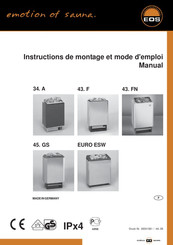 EOS 45. GS Instructions De Montage Et Mode D'emploi