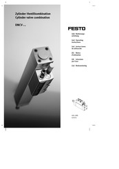 Festo DNCV-50-85-5/3E-D Notice D'utilisation