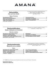 Amana AMAD501AW Guide D'utilisation Et D'entretien