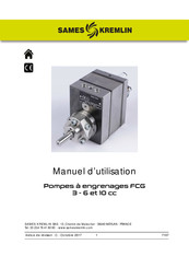 SAMES KREMLIN FCG 3 cc Manuel D'utilisation