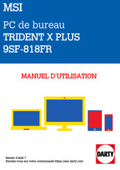 MSI Trident B926 Manuel D'utilisation