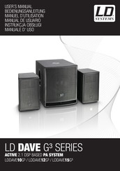 LD Systems LD DAVE 10 G3 Manuel D'utilisation
