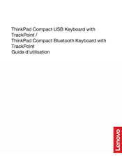 Lenovo ThinkPad Compact Bluetooth Keyboard with TrackPoint Guide D'utilisation