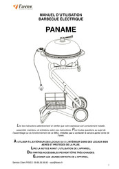 favex Brasero PANAME Manuel D'utilisation