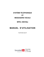 Mitel 3300 Mxe Manuel D'utilisation