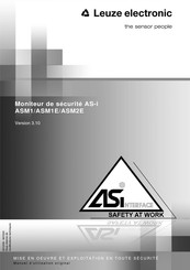 Leuze electronic ASM1 Série Manuel D'utilisation Original