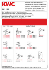KWC VITA-DUO 12.311.021-04/2013 Instructions De Montage Et D'entretien
