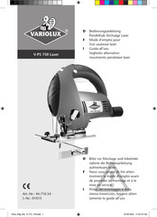 variolux V-PS 750 Laser Mode D'emploi